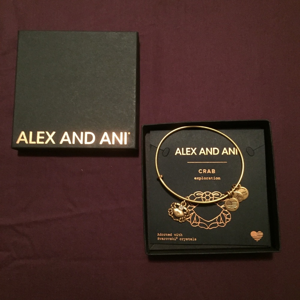 Alex and Ani Crab Bangle Bracelet